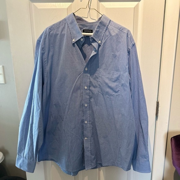 George XL button Down Classic Blue - Picture 1 of 4